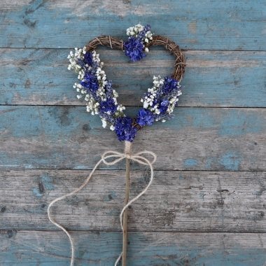 Lavender Twist Blues Heart Wand