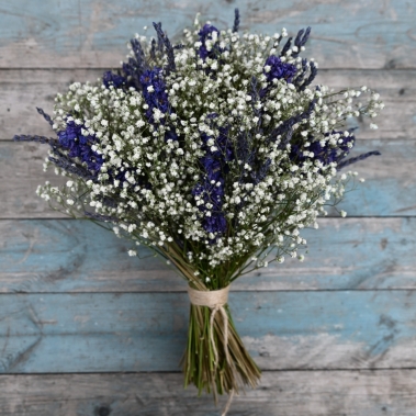 Lavender Twist Blues Wedding Bouquet