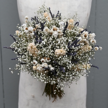 Lavender Twist Daisy Wedding Bouquet