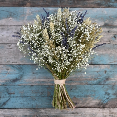Lavender Twist Naturals Wedding Bouquet