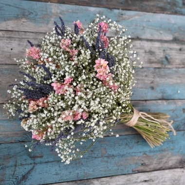 Lavender Twist Pinks Wedding Bouquet