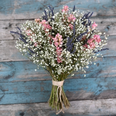 Lavender Twist Pinks Wedding Bouquet