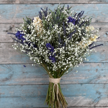 Lavender Twist Thistle Wedding Bouquet