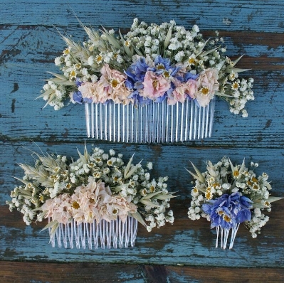 Meadow Pastels Hair Comb