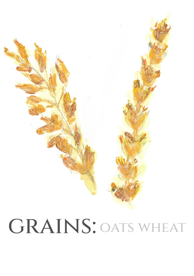 Pack of 12 Grains Wheat Oats Wedding Invitations