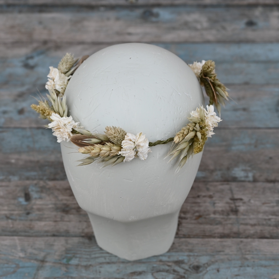 Meadow Neutral Dainty Hair Crown