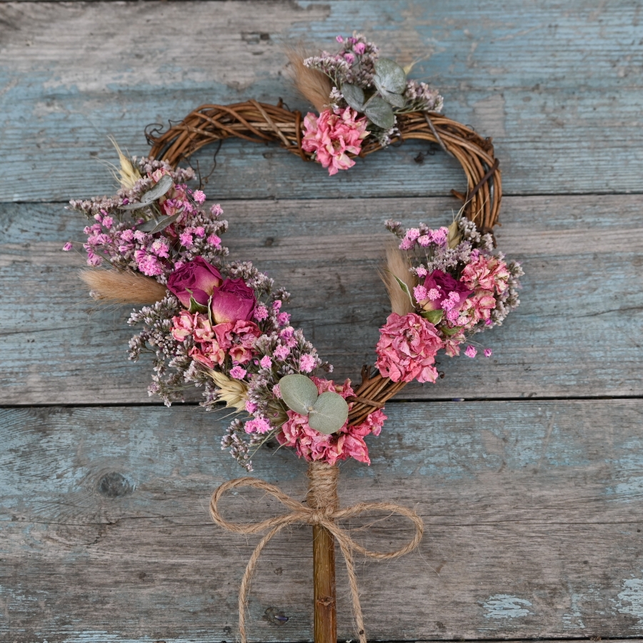 Meadow Pinks Heart Wand