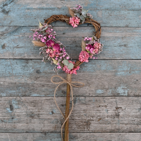 Meadow Pinks Heart Wand