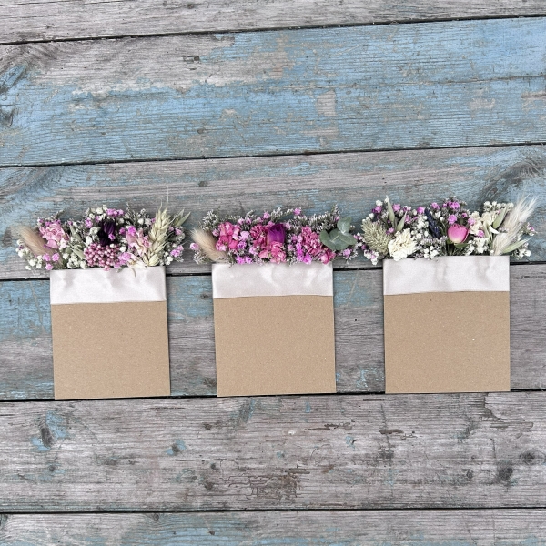 Meadow Pinks Pocket Square Boutonniere