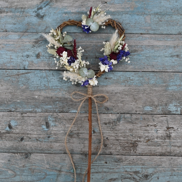 Meadow Reds Heart Wand