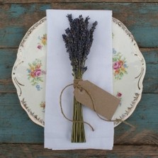 Lavender Napkin Posy 10