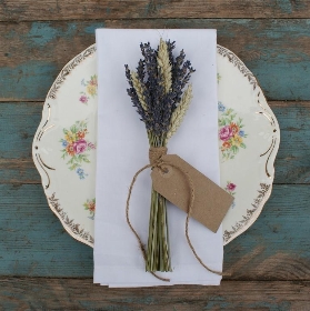 Lavender and Oats Napkin Posy 10