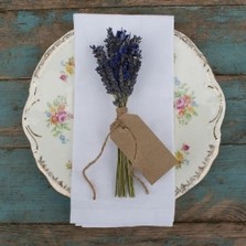 Lavender and Blue Larkspur Napkin Posy 10