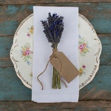 Lavender and Pink Larkspur Napkin Posy 10