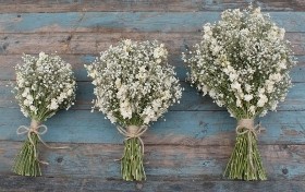 Boho Purity Wedding Bouquet