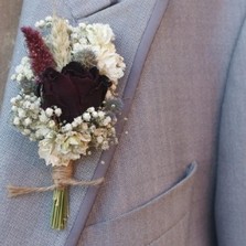 Rustic Winter Buttonhole