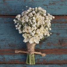 Boho Purity Buttonhole