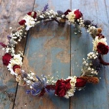 Rustic Winter Hair Circlet