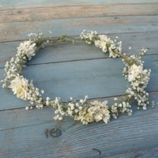 Boho Purity Hair Circlet