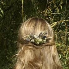 Rustic Autumn Hair Comb