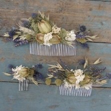 Rustic Autumn Hair Comb