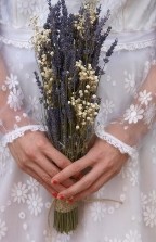 Lavender & Gypsophilia Posy