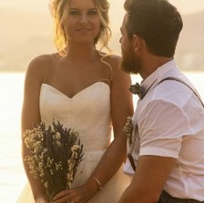 Lavender Twist Baby's Breath Buttonhole