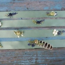 Rustic Autumn Cake Ribbons