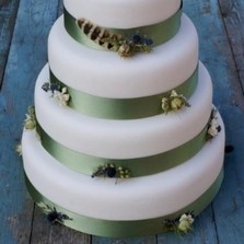 Rustic Autumn Cake Ribbons