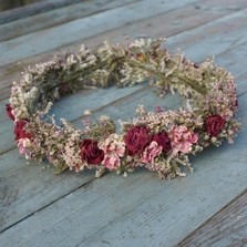 Summer Haze Dried Flower Hair Crown