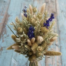 Rustic Blue Larkspur Posy