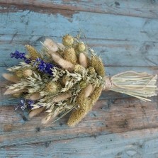 Rustic Blue Larkspur Posy