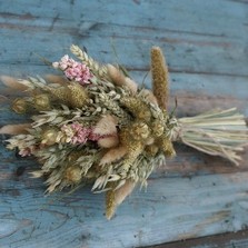 Rustic Pink Larkspur Posy