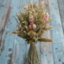 Rustic Pink Larkspur Posy