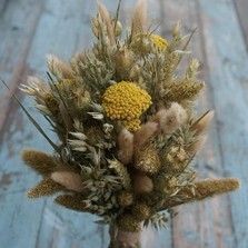 Rustic Yellow Yarrow Posy