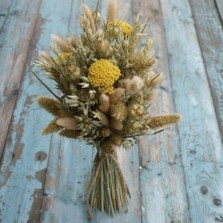 Rustic Yellow Yarrow Posy