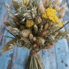 Rustic Yellow Yarrow Bouquet