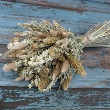 Rustic White Larkspur Bouquet