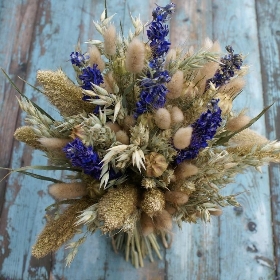 Rustic Blue Larkspur Bouquet