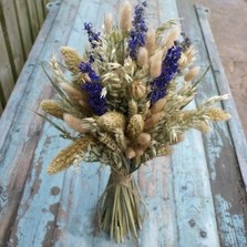 Rustic Blue Larkspur Bouquet