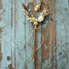 Rustic Autumn Heart Wand