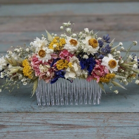 Festival Meadow Half Hair Crown with Comb