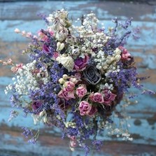 Jewel Rose Garden Wedding Bouquet