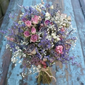 Jewel Rose Garden Wedding Bouquet
