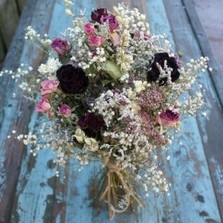 Valentine Rose Garden Wedding Bouquet