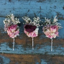 Valentine Rose Garden Hair Grips Set of 3