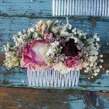 Valentine Rose Garden Hair Comb