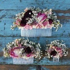 Valentine Rose Garden Hair Comb