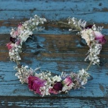 Valentine Rose Garden Hair Circlet