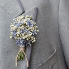 Boho Blues Buttonhole